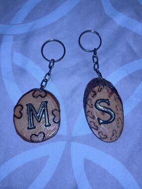 Handcrafted Wooden Keychains